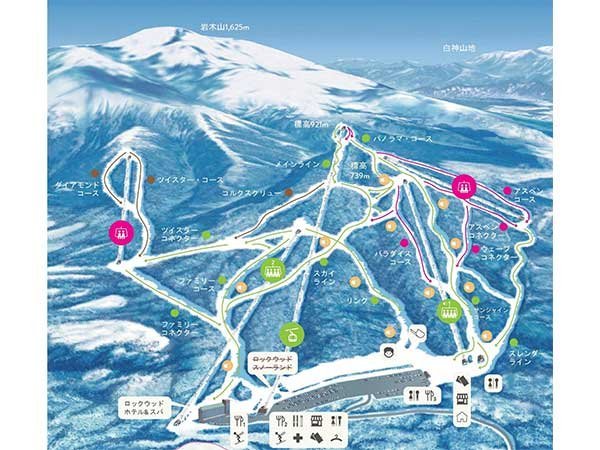 青森スプリング・スキーリゾート マップ