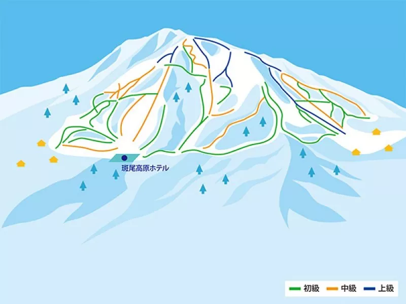 斑尾高原スキー場 マップ