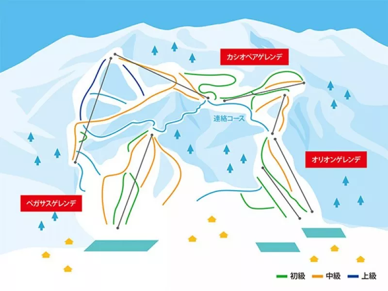 戸狩温泉スキー場 マップ