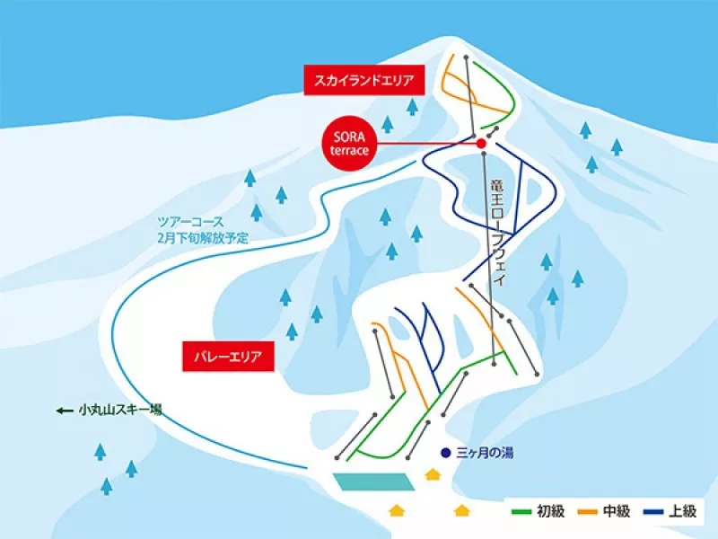 竜王スキーパーク マップ