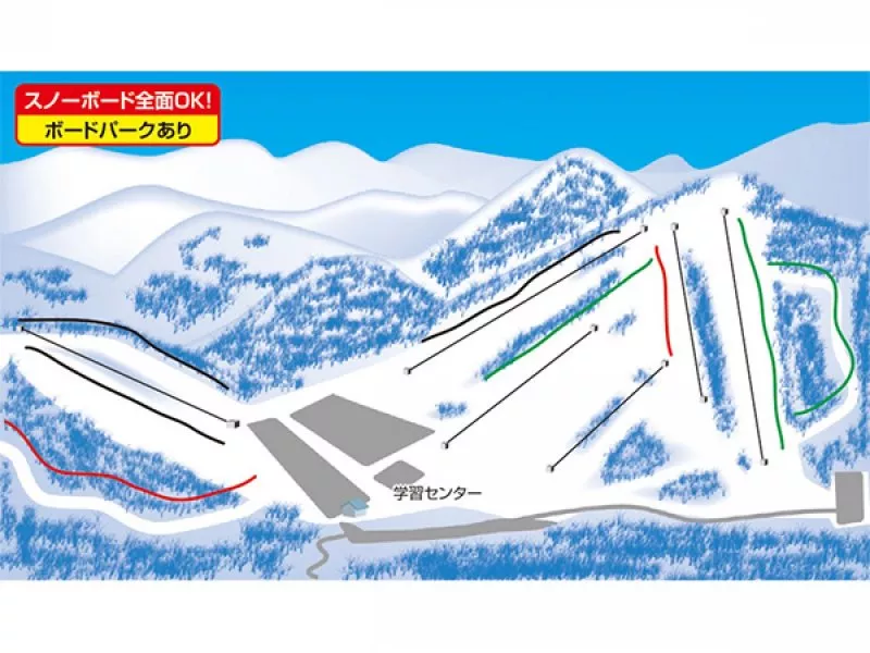 湯の丸スキー場 マップ