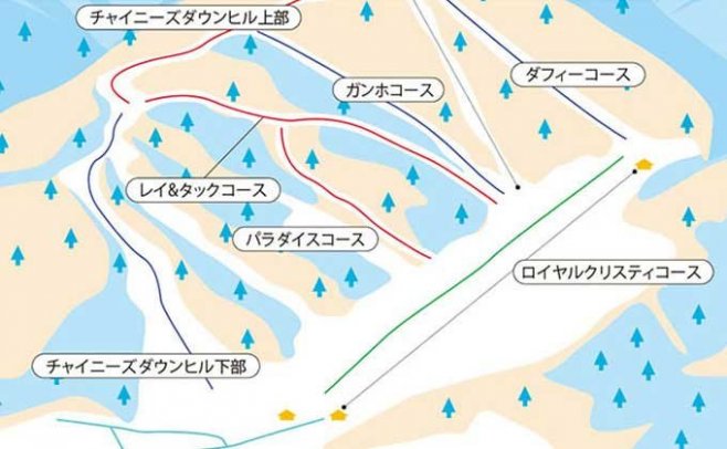 リステルスキーファンタジア ゲレンデ地図