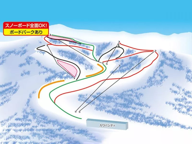 川場スキー場 マップ
