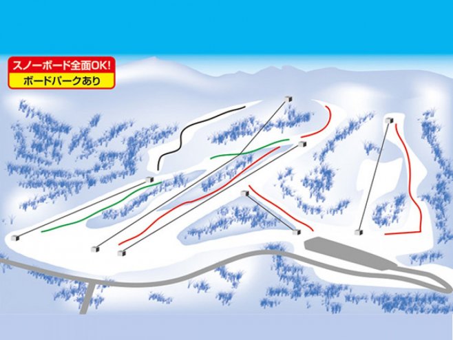 マウントジーンズ那須 ゲレンデ地図