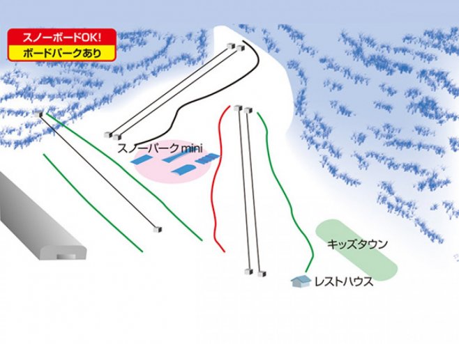 カムイみさかスキー場 ゲレンデ地図