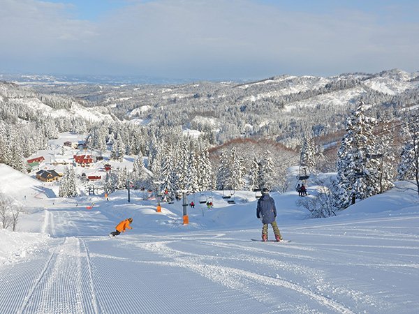 ゲレンデからの眺め
