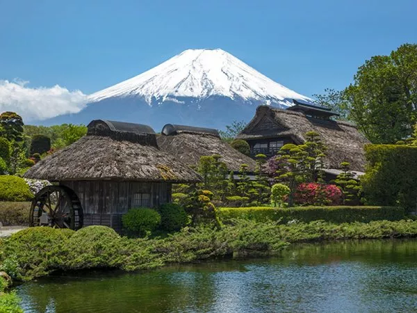 忍野八海 富士山