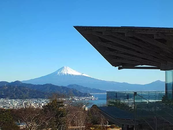 日本平夢テラス テラスから見る富士山