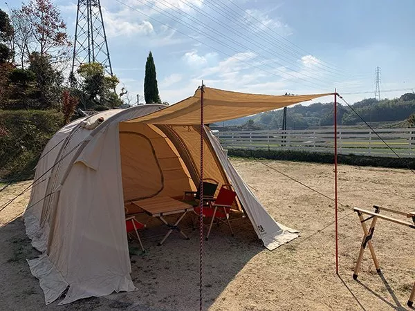 【兵庫県-淡路島≪THE CHILL CAMP≫】淡路島にある手作りキャンプ場で手ぶらで始めるキャンプ！イメージ