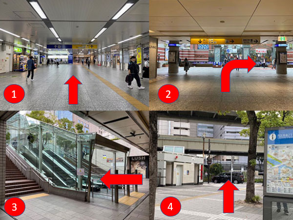 横浜駅チェックポイント